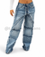 Jean stretch desgastes tipo cargo